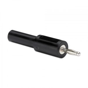 Shrouded 4 mm to 2 mm jack adaptor (Black) (TA306)