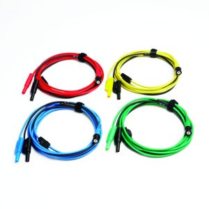 Premium Test Leads: Set of four leads 3 m